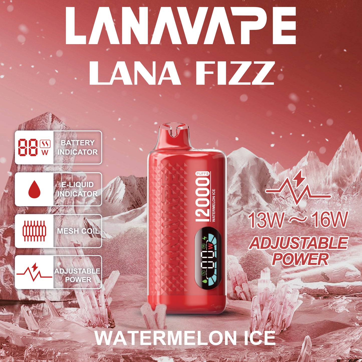 Lana Fizz 12K スイカ味